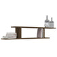 Tv-Wandschap 125X18X23 Cm Bewerkt Hout Bruineikenkleurig