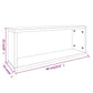 Wandschappen Kubus 2 St 60X15X23 Cm Bewerkt Hout Gerookt Eiken