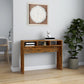 Wandtafel 105X30X80 Cm Bewerkt Hout Gerookt Eikenkleurig