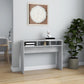 Wandtafel 105X30X80 Cm Bewerkt Hout Grijs Sonoma Eikenkleurig