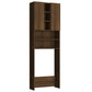Wasmachinekast 64X25,5X190 Cm Bruineikenkleurig