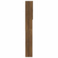 Wasmachinekast 64X25,5X190 Cm Bruineikenkleurig