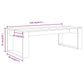 Salontafel 110X50X35 Cm Bewerkt Hout Gerookt Eikenkleurig