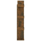 Boekenkast 48X25,5X140 Cm Bewerkt Hout Gerookt Eikenkleurig