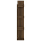 Boekenkast 48X25,5X140 Cm Bewerkt Hout Bruineikenkleurig