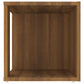 Bijzettafel 33X33X34,5 Cm Bewerkt Hout Bruineikenkleurig