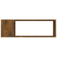 Tv-Meubel 100X24X32 Cm Bewerkt Hout Gerookt Eikenkleurig