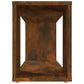 Tv-Meubel 100X24X32 Cm Bewerkt Hout Gerookt Eikenkleurig
