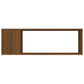 Tv-Meubel 100X24X32 Cm Bewerkt Hout Bruineikenkleurig