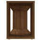 Tv-Meubel 100X24X32 Cm Bewerkt Hout Bruineikenkleurig
