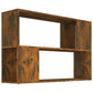 Boekenkast 100X24X63 Cm Bewerkt Hout Gerookt Eikenkleurig