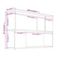 Boekenkast 100X24X63 Cm Bewerkt Hout Gerookt Eikenkleurig