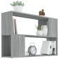 Boekenkast 100X24X63 Cm Bewerkt Hout Grijs Sonoma Eikenkleurig