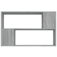 Boekenkast 100X24X63 Cm Bewerkt Hout Grijs Sonoma Eikenkleurig