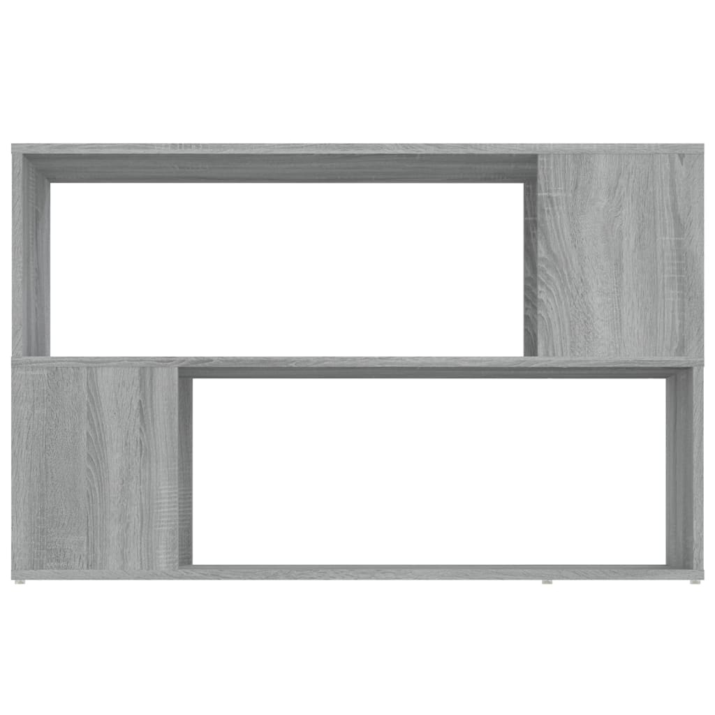 Boekenkast 100X24X63 Cm Bewerkt Hout Grijs Sonoma Eikenkleurig