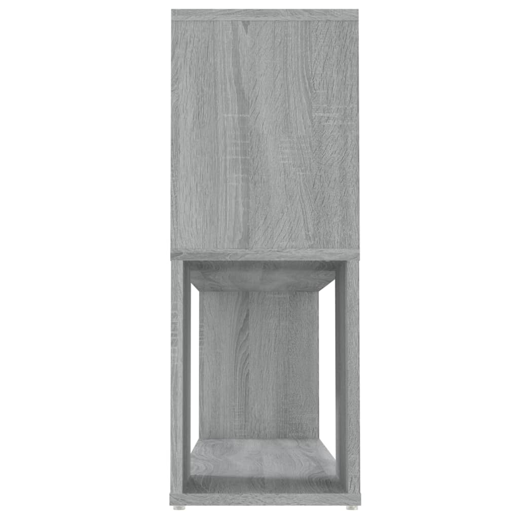 Boekenkast 100X24X63 Cm Bewerkt Hout Grijs Sonoma Eikenkleurig