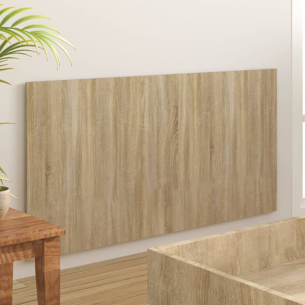 Hoofdbord 160X1,5X80 Cm Bewerkt Hout Sonoma Eikenkleurig