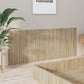 Hoofdbord 200X1,5X80 Cm Bewerkt Hout Sonoma Eikenkleurig