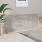 Hoofdbord 200X1,5X80 Cm Bewerkt Hout Betongrijs
