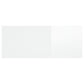 Hoofdbord 200X1,5X80 Cm Bewerkt Hout Hoogglans Wit