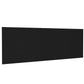 Hoofdbord Wandmodel 240X1,5X80 Cm Bewerkt Hout Zwart