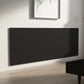 Hoofdbord Wandmodel 240X1,5X80 Cm Bewerkt Hout Zwart