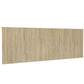 Hoofdbord Wandmodel 240X1,5X80 Cm Bewerkt Hout Sonoma Eiken