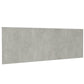 Hoofdbord Wandmodel 240X1,5X80 Cm Bewerkt Hout Betongrijs