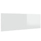 Hoofdbord Wandmodel 240X1,5X80 Cm Bewerkt Hout Hoogglans Wit