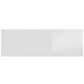 Hoofdbord Wandmodel 240X1,5X80 Cm Bewerkt Hout Hoogglans Wit