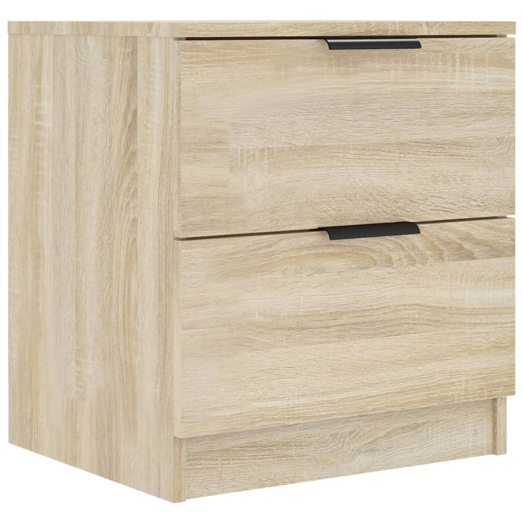 Nachtkastjes 2 St Bewerkt Hout Sonoma Eikenkleurig