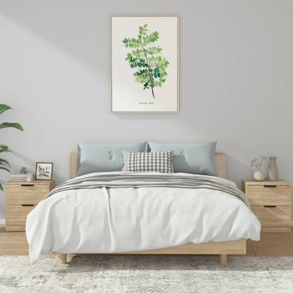 Nachtkastjes 2 St Bewerkt Hout Sonoma Eikenkleurig