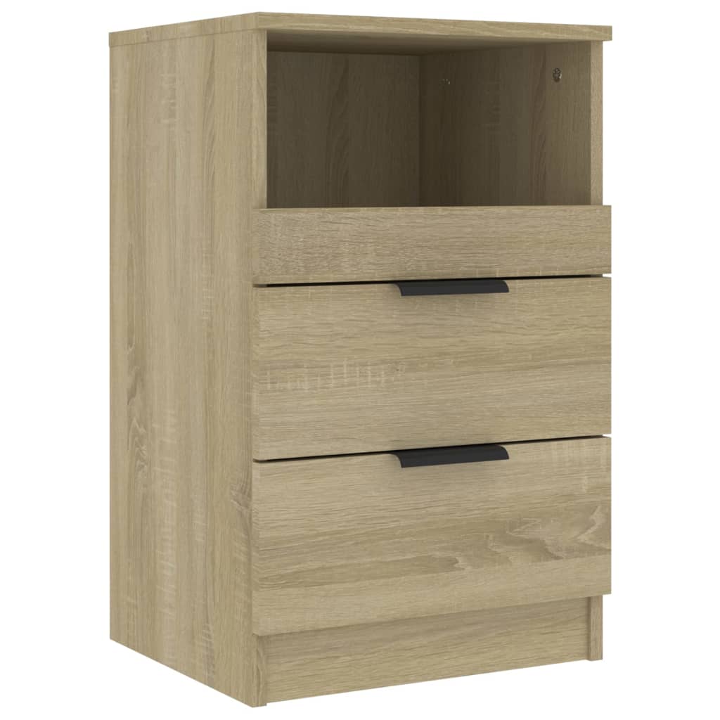 Nachtkastjes 2 St Bewerkt Hout Sonoma Eikenkleurig