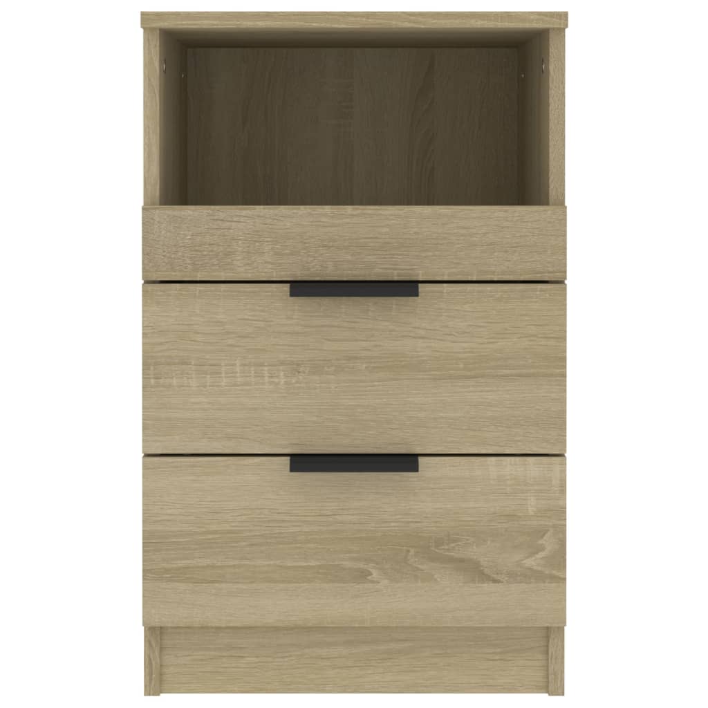 Nachtkastjes 2 St Bewerkt Hout Sonoma Eikenkleurig