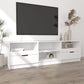 Tv-Meubel 150X33,5X45 Cm Bewerkt Hout Wit
