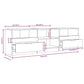 Tv-Meubel 150X33,5X45 Cm Bewerkt Hout Wit