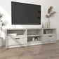 Tv-Meubel 150X33,5X45 Cm Bewerkt Hout Betongrijs