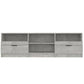 Tv-Meubel 150X33,5X45 Cm Bewerkt Hout Betongrijs
