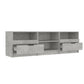 Tv-Meubel 150X33,5X45 Cm Bewerkt Hout Betongrijs