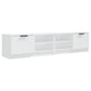 Tv-Meubelen 2 St 80X35X36,5 Cm Bewerkt Hout Wit