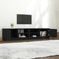 Tv-Meubelen 2 St 80X35X36,5 Cm Bewerkt Hout Zwart