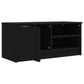 Tv-Meubelen 2 St 80X35X36,5 Cm Bewerkt Hout Zwart