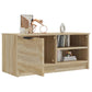 Tv-Meubel 80X35X36,5 Cm Bewerkt Hout Sonoma Eikenkleurig