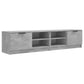 Tv-Meubelen 2 St 80X35X36,5 Cm Bewerkt Hout Betongrijs