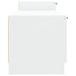 Tv-Meubel 158,5X36X45 Cm Bewerkt Hout Wit