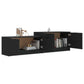 Tv-Meubel 158,5X36X45 Cm Bewerkt Hout Zwart