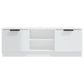 Tv-Meubel 102X35X36,5 Cm Bewerkt Hout Hoogglans Wit