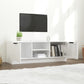 Tv-Meubel 102X35X36,5 Cm Bewerkt Hout Hoogglans Wit
