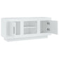 Tv-Meubel 102X35X45 Cm Bewerkt Hout Wit