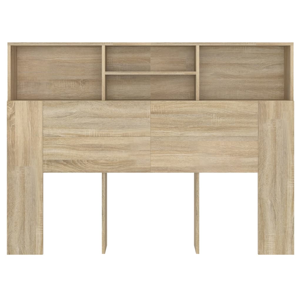 Hoofdbordkast 140X19X103,5 Cm Sonoma Eikenkleurig